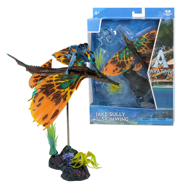 Mcfarlane Disney Avatar The Way Of Water Jake Sully & Skimwing Action Figure