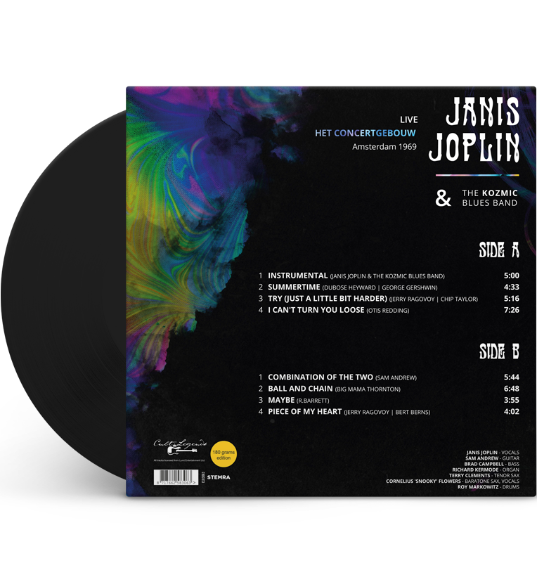 Janis Joplin – Live in Amsterdam 1969 (12-Inch Album on 180g Vinyl), close-up detail