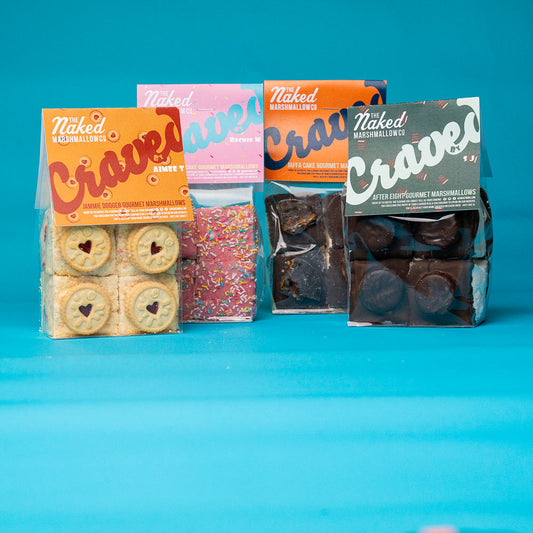 Craved Edition Gourmet Marshmallow Selection (4 Pack) collectible from THE MARSHMALLOW FACTORY