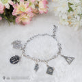 Harry Potter 5 Charm Bracelet with Hogwarts and Deathly Hallows, alternate view