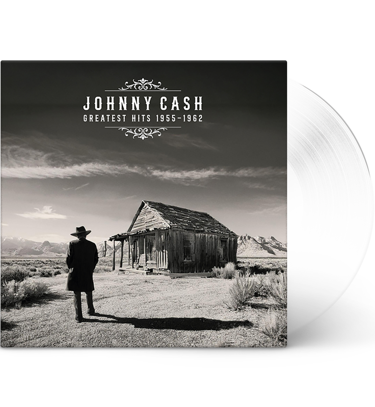Johnny Cash – Greatest Hits 1955–1962 (12-Inch Album on Clear Vinyl) collectible from Coda Records