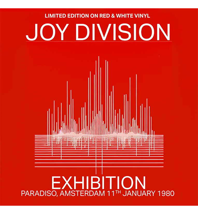Joy Division – Exhibition: Live in Amsterdam, 1980 (Limited Edition 12-Inch Album on White/Red Splatter Vinyl, alternate view