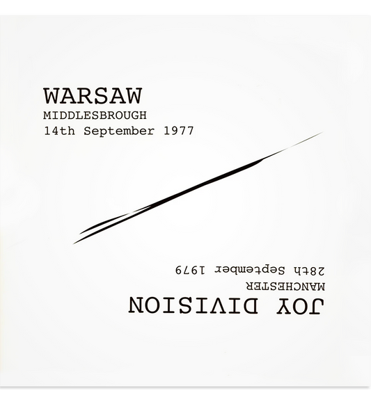 Warsaw / Joy Division – Middlesborough, 1977 / Manchester 1979 (12-Inch Album), alternate view
