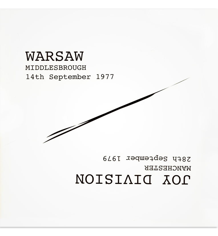 Warsaw / Joy Division – Middlesborough, 1977 / Manchester 1979 (12-Inch Album), alternate view