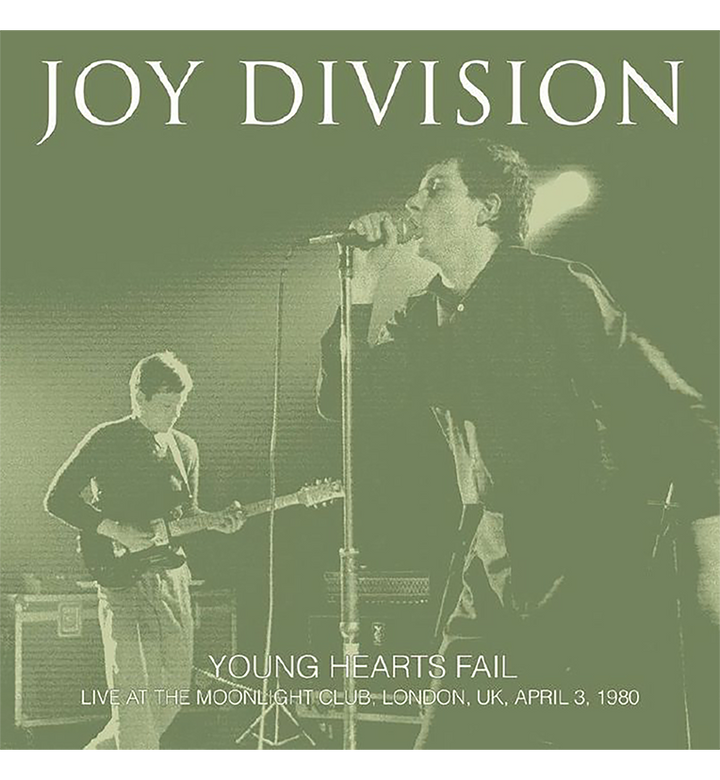 Joy Division – Young Hearts Fail: Live in London, 1980 (Limited Edition 12-Inch Album on Clear Vinyl)