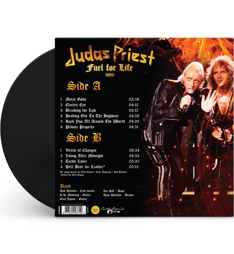 Judas Priest – Fuel for Life 1986 (12-Inch Album on 180g Vinyl), close-up detail