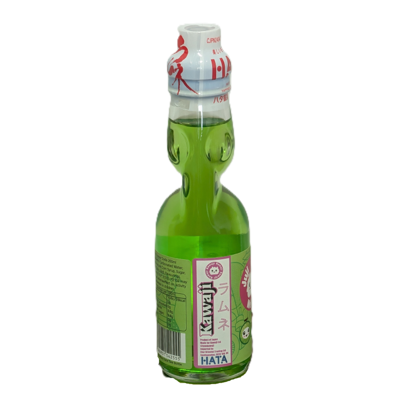 Juji Juice - Melon Flavour Ramune, rear view