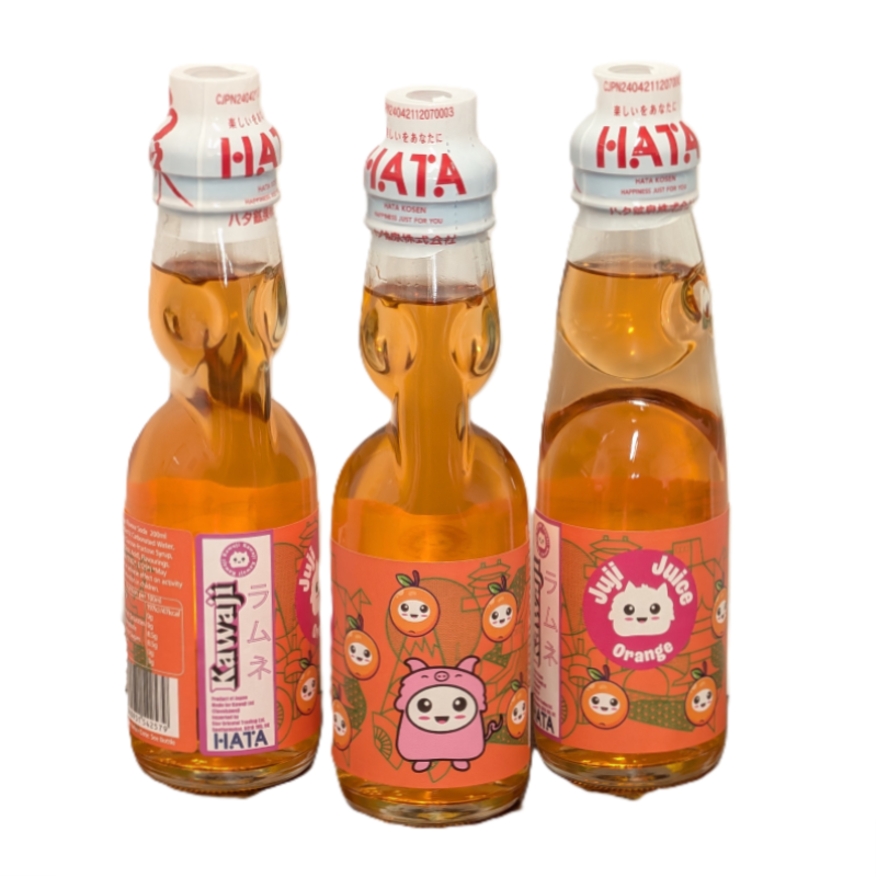 Juji Juice - Orange Flavour Ramune collectible from Kawaji UK