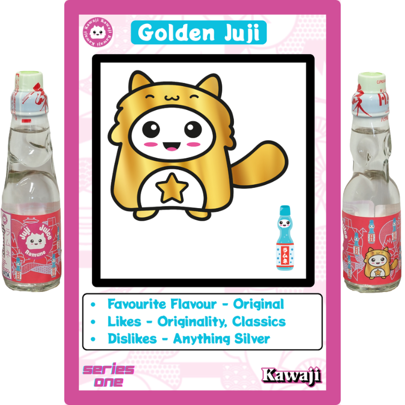 Juji Juice - Original Flavour Ramune, rear view