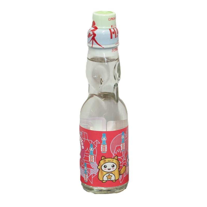 Juji Juice - Original Flavour Ramune, side angle