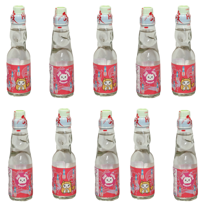 Juji Juice - Original Flavour Ramune, size reference