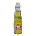 Juji Juice - Pineapple Flavour Ramune, side angle