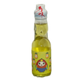 Juji Juice - Pineapple Flavour Ramune, close-up detail