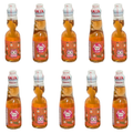 Juji Juice - Orange Flavour Ramune, size reference