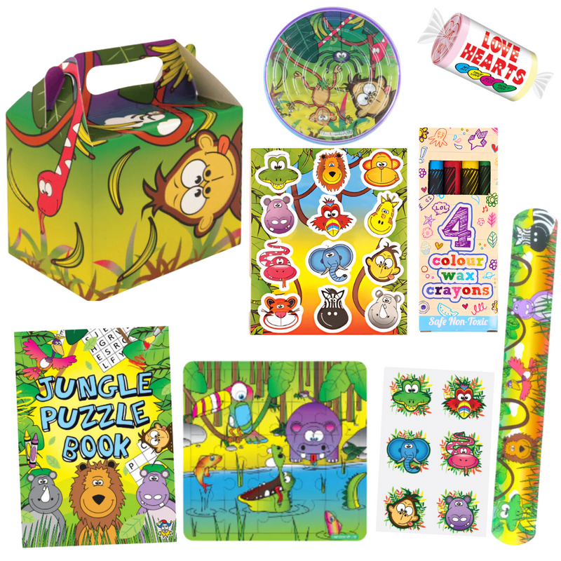 Jungle Theme Pre-Filled Party Box collectible from PoundFun