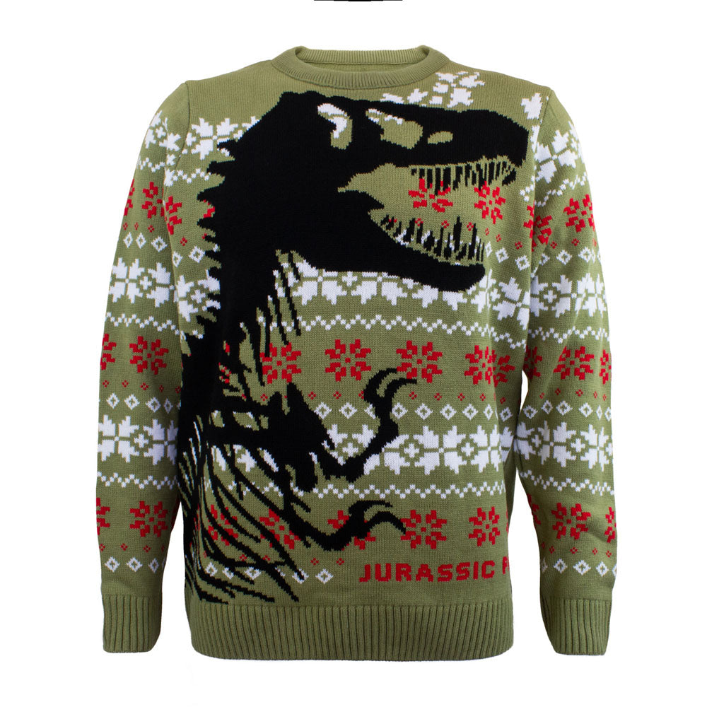 Jurassic Park Dino Skel Knitted Jumper