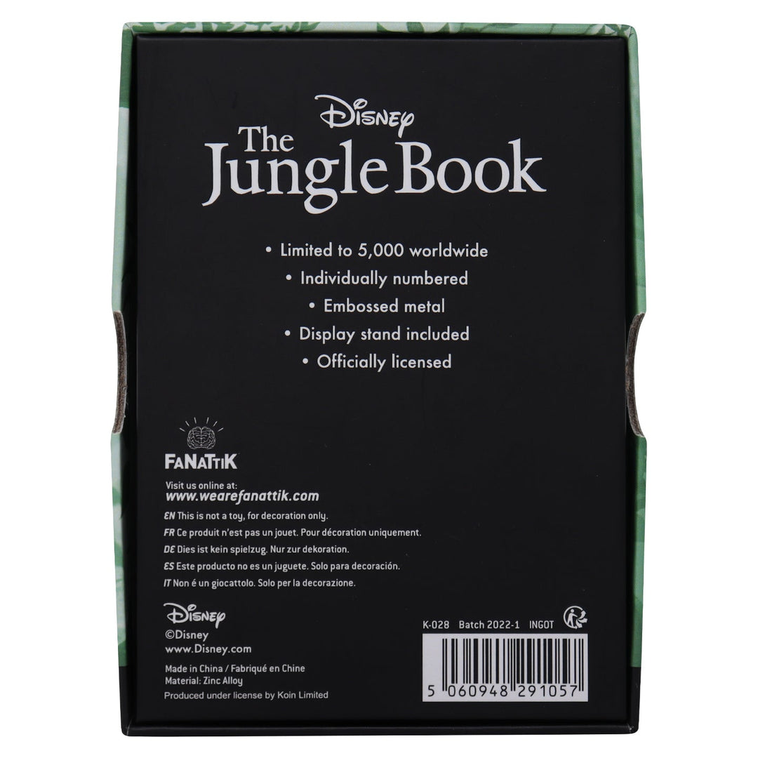 Disney Limited Edition The Jungle Book Ingot
