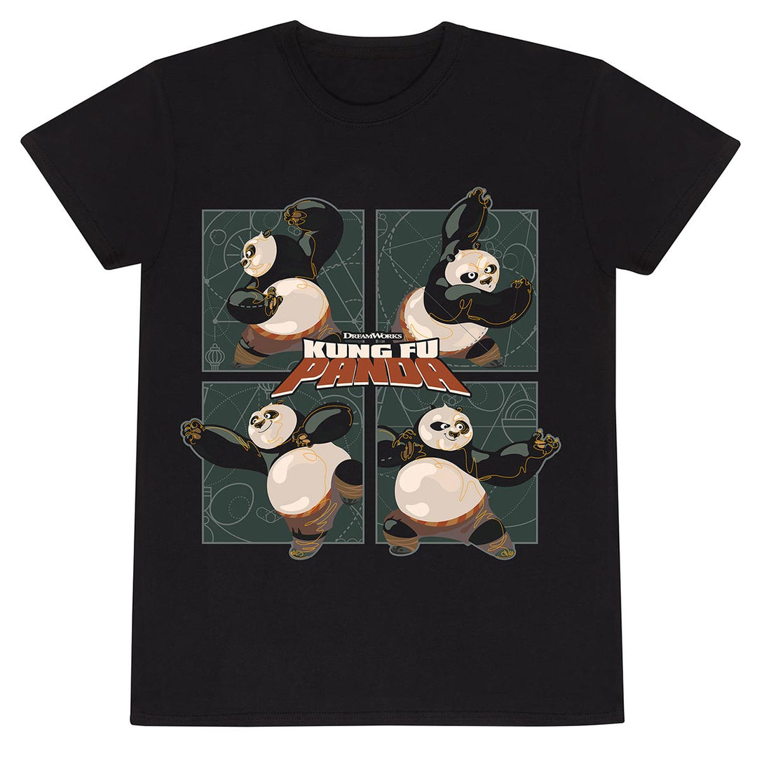 Kung Fu Panda Fighting Stance Unisex Adults T-Shirt