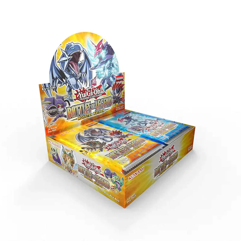 Yu-Gi-Oh! TCG: Battles of Legend: Monster Mayhem Booster, rear view