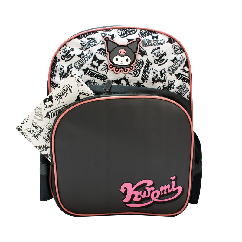 Kuromi Fullsize Backpack, close-up detail