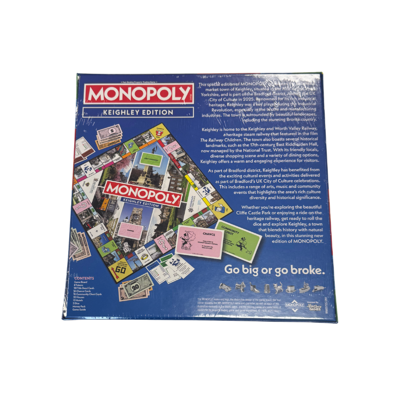 Monopoly Keighley Edition Board Game, alternate view