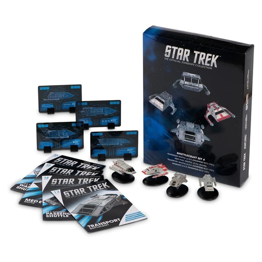 Shuttlecraft Set 4 Kelvin Timeline (Transport Shuttlecraft & Passenger Shuttle & Med Evac Shuttle & Warrant Shuttle) Model...