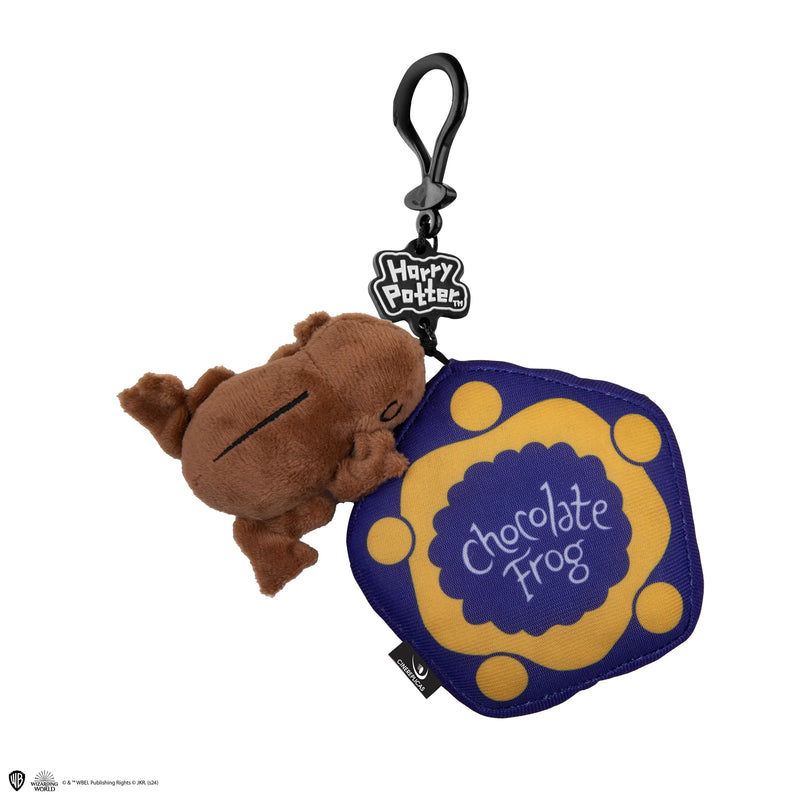 Harry Potter Chocolate Frog Plush Keyring with Honeydukes Box