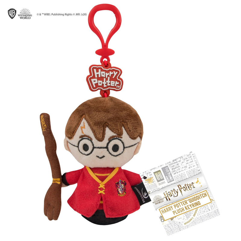 Harry Potter Quidditch Plush Keyring, side angle