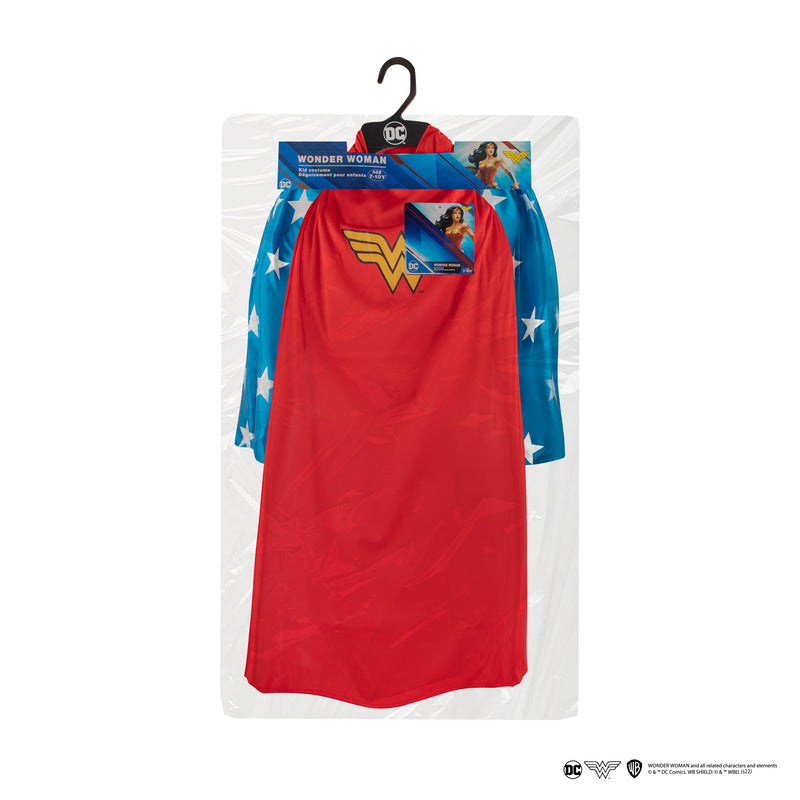 DC Comics Wonder Woman Kids Costume Set, rear view