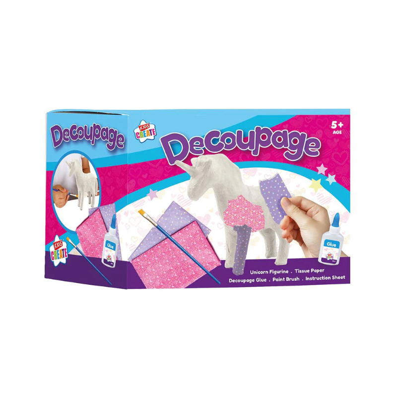 Kids Create - Unicorn Decoupage Kit collectible from PoundFun