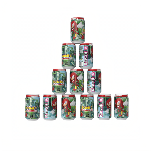 Sonic the Hedgehog Knuckleberry - Summer Fruits  Flavour Soda  featuring Knuckles