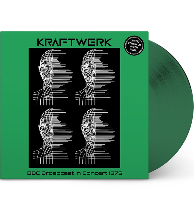Kraftwerk – BBC Broadcast In Concert 1975 (Limited Edition 12-Inch Album on Green Vinyl) collectible from Coda Records