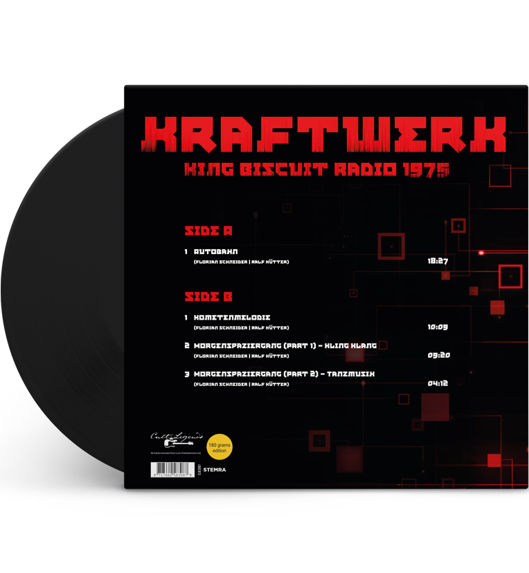 Kraftwerk – King Biscuit Radio 1975 (12-Inch Album on 180g Vinyl), close-up detail