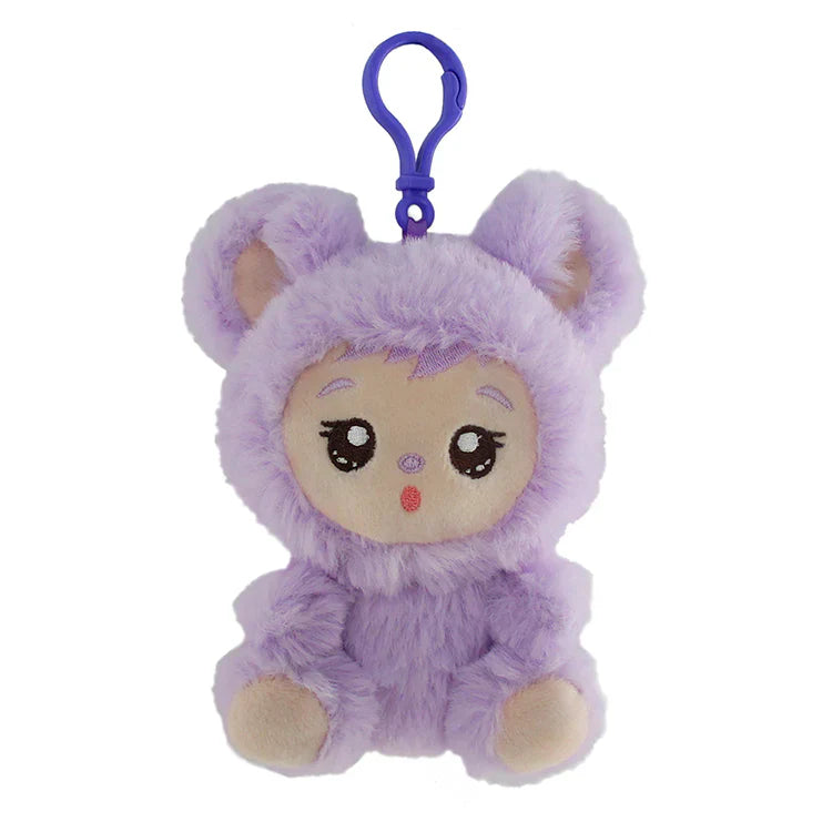 LaBabies 4 Collectable Plush Keychain, close-up detail