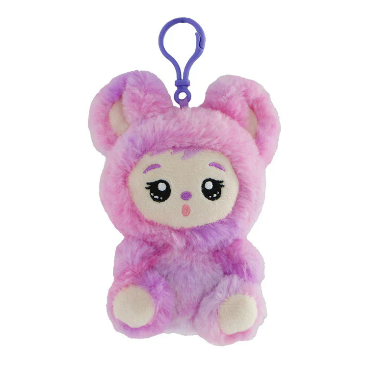 LaBabies Series 2 Sorbet Squad 4 Collectable Plush Keychain Blind Box, side angle