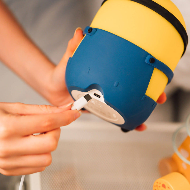Minions Squishy Silicone LED Night Lamp with Timer