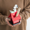 Snoopy Pen Holder Hand-Painted Resin Desk Tidy
