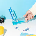 Disney Stitch Acrylic Pen Holder with Figure and Writing Set