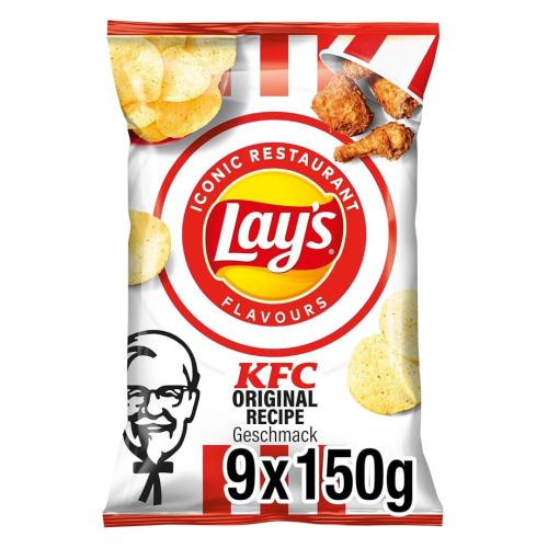 Lays KFC Crisps – Chicken Flavour with KFC’s 11 Herbs & Spices 150g collectible from Sweets & Scents