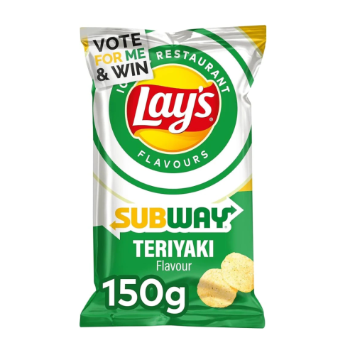 Lays Subway Teriyaki Crisps 150g collectible from Sweets & Scents