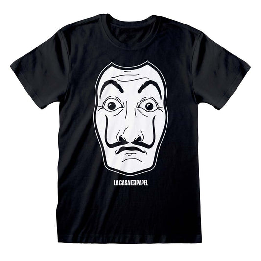 La Casa De Papel Black Mask T-Shirt collectible from Heroes Inc Dropship