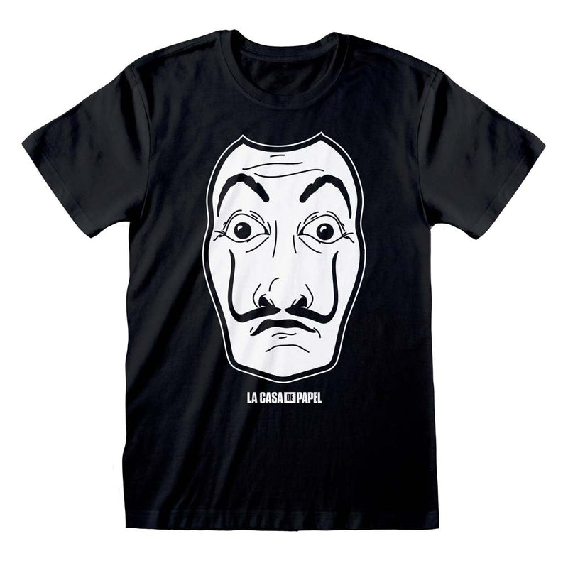 La Casa De Papel Black Mask T-Shirt collectible from Heroes Inc Dropship