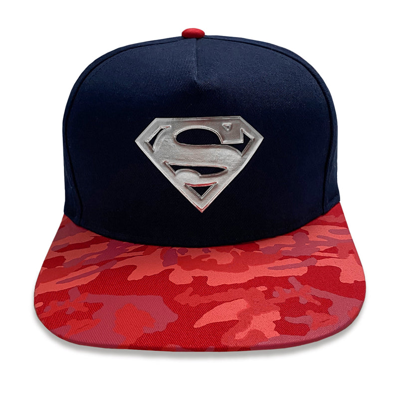 DC Comics Superman Metallic Logo Unisex Adults Snapback Cap collectible from Heroes Inc Dropship