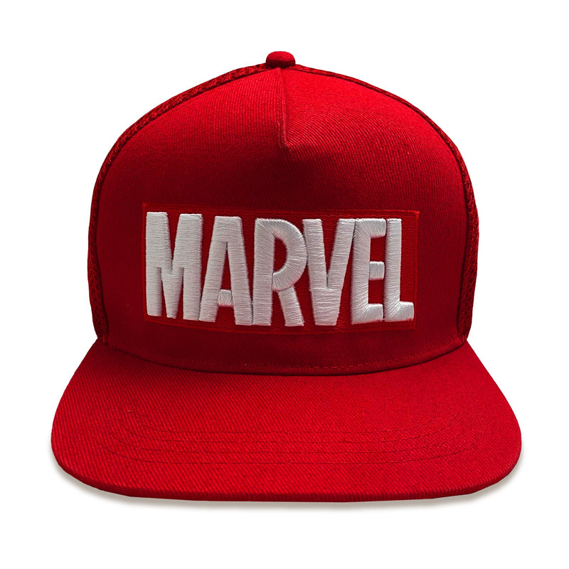 Marvel Comics Red Logo Unisex Adults Snapback Cap collectible from Heroes Inc Dropship