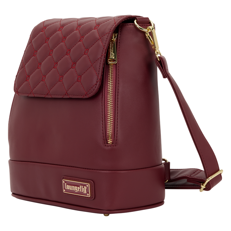 Loungefly The Lilly Red Convertible Mini Backpack & Crossbody Pin Trader Bag