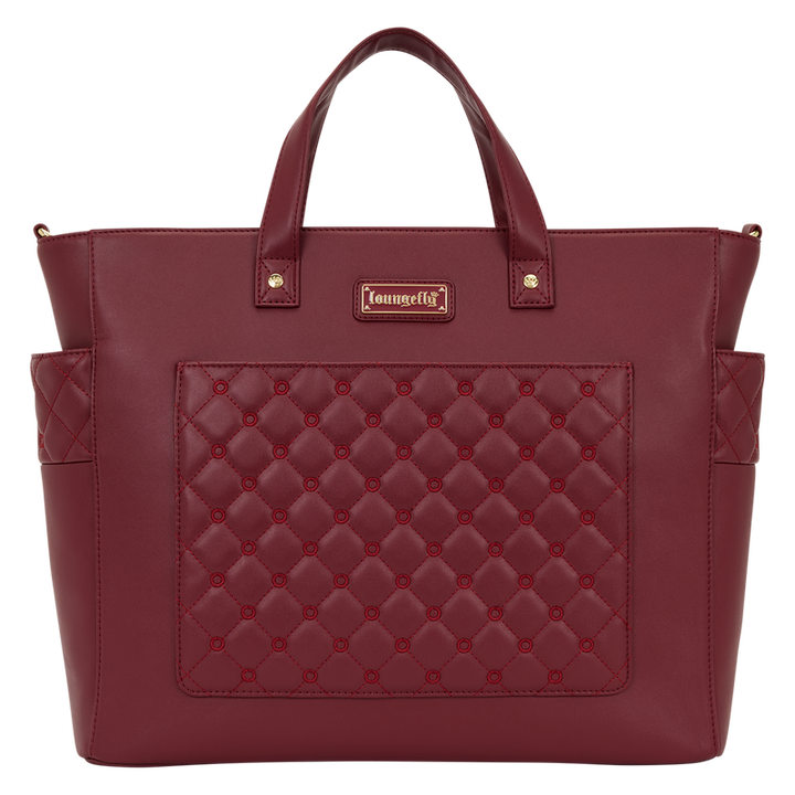 Loungefly Red Convertible Backpack & Tote Crossbody Pin Trader Bag