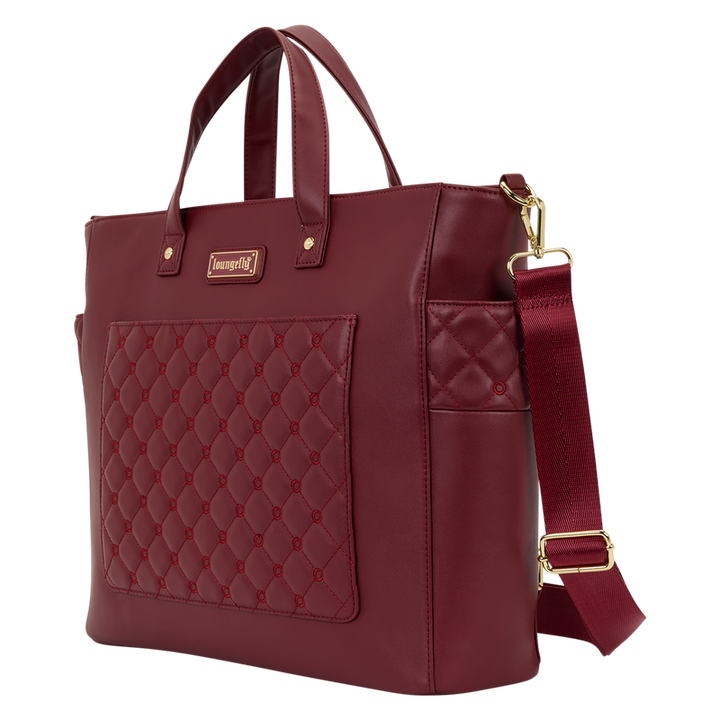 Loungefly Red Convertible Backpack & Tote Crossbody Pin Trader Bag