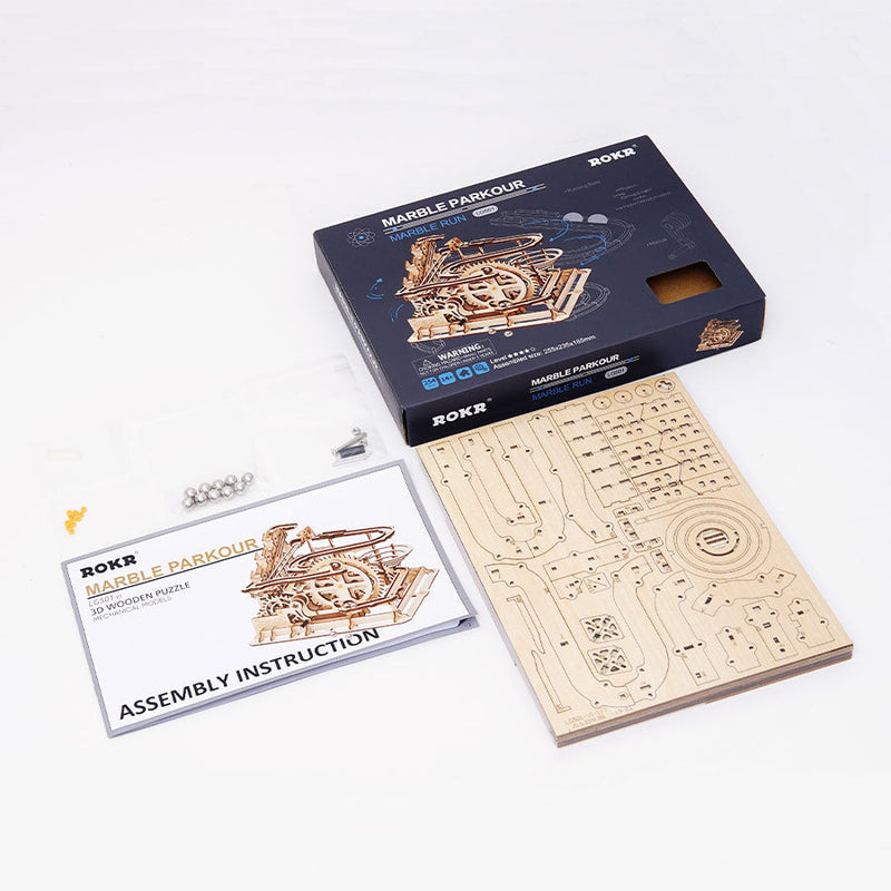 Marble Parkour, packaging shot