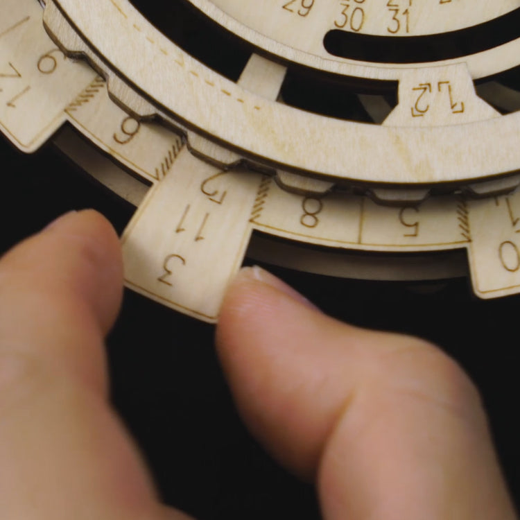Perpetual Calendar, rear view