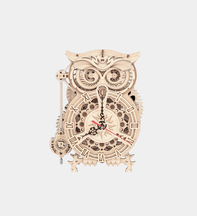 Owl Clock, packaging shot